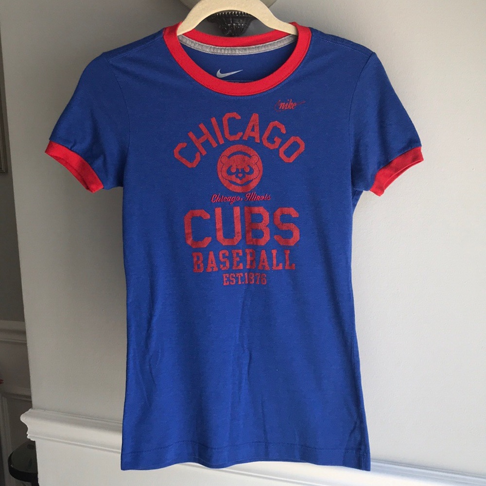Nike Chicago Cubs Baseball Tee sz M